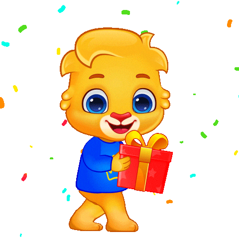 Fun Holding Sticker by Lucas and Friends by RV AppStudios
