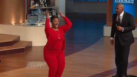 Happy Dancing GIF by Steve Harvey TV - Find & Share on GIPHY