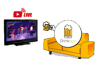 Ao Vivo Beer Sticker by Drinkapp