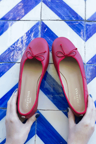 shoes ballet flats GIF by Josefinas