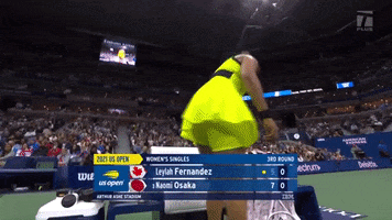 Sitting Us Open GIF by Tennis Channel