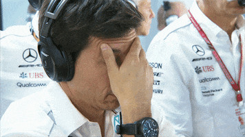 Stressed Toto Wolff GIF by Formula 1