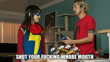 Ms Marvel Shut Up GIF