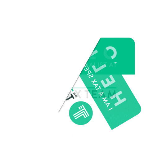 The Tax Team Sticker