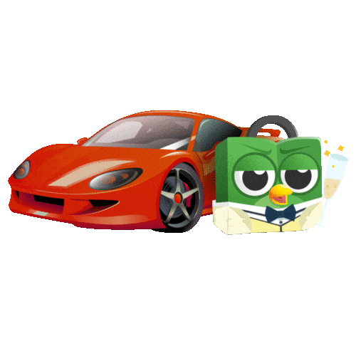 Crazy Rich Car Sticker by Tokopedia for iOS & Android | GIPHY