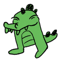 Stumpycroc Sticker