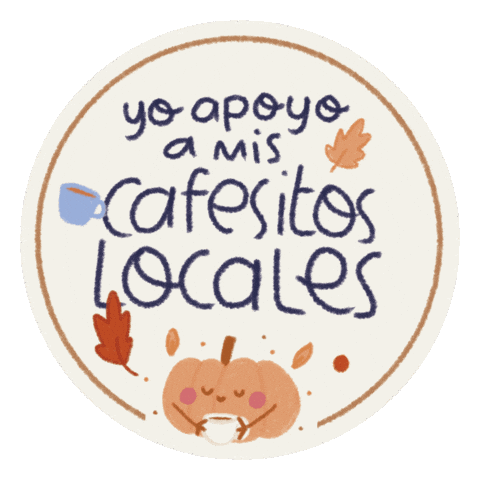 Pumpkin Spice Latte Coffee Sticker by Ariz Garibay / Brand Developer