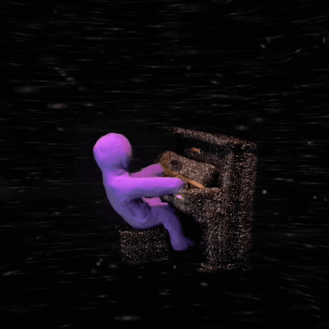 root_arts music purple tom stop motion GIF