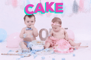 Cake Twins GIF by Twinning It UK
