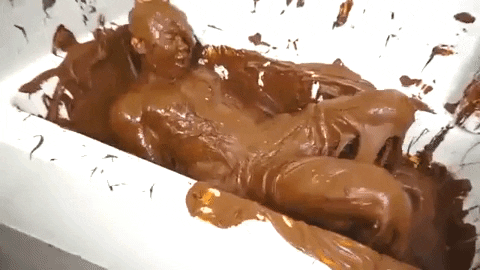 Chocolate Bath GIF by Guava Juice - Find & Share on GIPHY