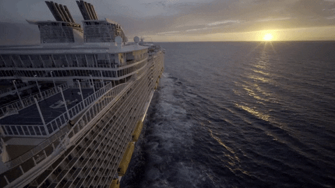 cruise ship rough seas gif