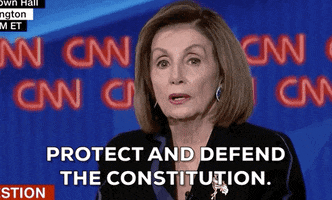 Nancy Pelosi Constitution GIF by GIPHY News