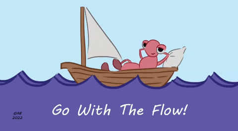 Go With The Flow Pun GIF by ABPuns - Find & Share on GIPHY