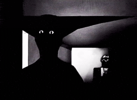 Stare Monochrome GIF