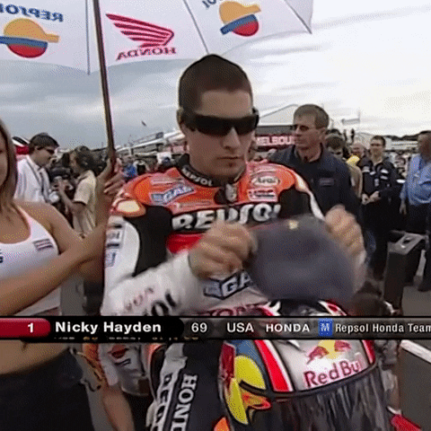 Hayden Freezing GIF by MotoGP