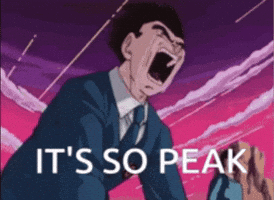 Its Just So Peak GIF