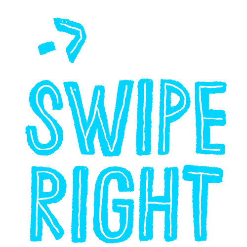 Tinder Swiping Sticker by jswipe