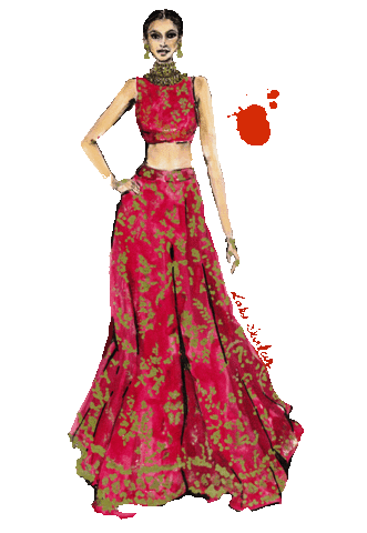 Lehenga choli drawing design | Fashion illustration sketches dresses,  Fashion illustration dresses, Fashion drawing dresses