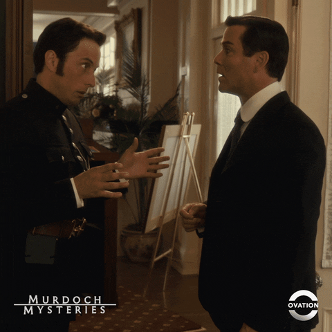 Oh I Get It Murdoch Mysteries GIF by Ovation TV