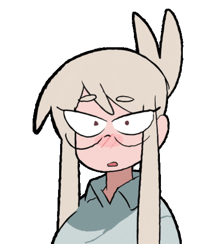 Sad Anime Girl Sticker