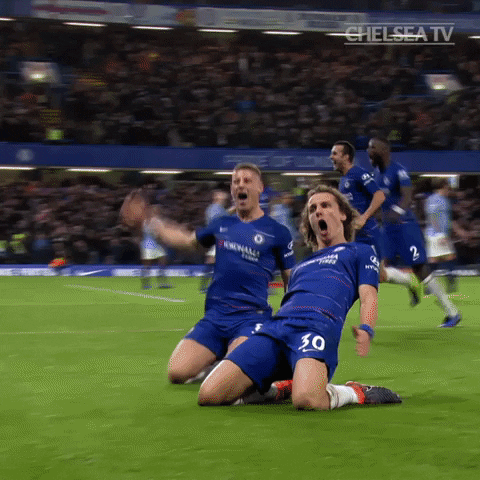Happy London GIF by Chelsea FC - Find & Share on GIPHY
