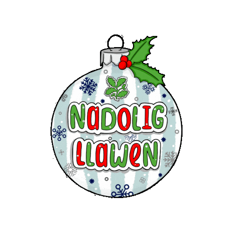 Christmas Bauble Sticker by National Trust Cymru