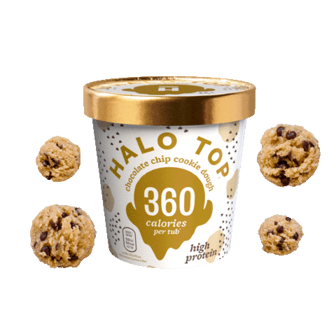 Chocolate Chip Halo Top Sticker by Halo Top Creamery