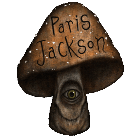 Let Down Mushroom Sticker by Paris Jackson