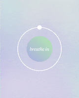 Meditation Breathe GIF by hers