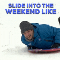 Snow Sledding GIF by The Weather Channel