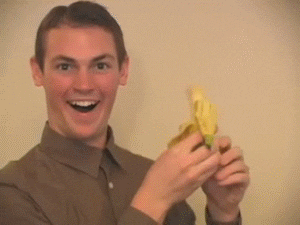 Banana Eating GIF - Find & Share on GIPHY