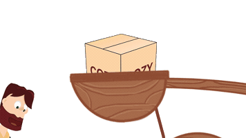 Shipping Catapult Sticker by keepCOZY