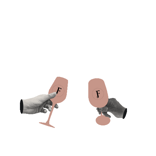 Cheers Toast Sticker by Flaviar