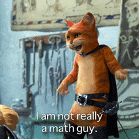 Math GIF by Puss In Boots