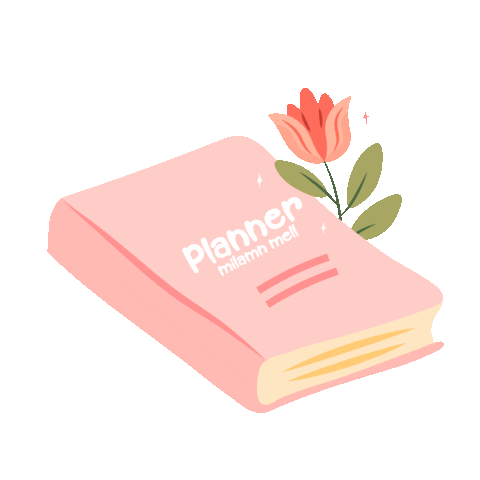 Book Planner Sticker for iOS & Android | GIPHY