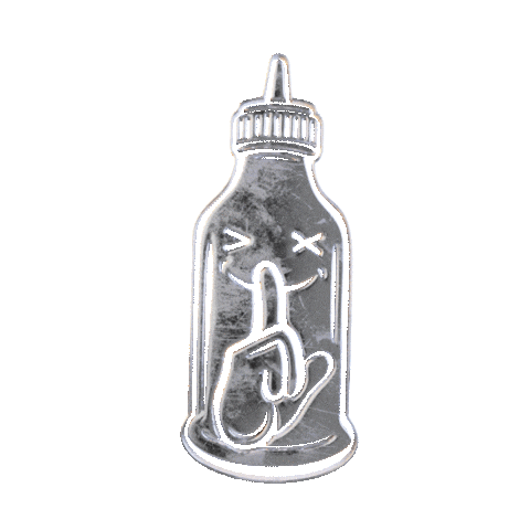 Bottle Sh Sticker by Anthony Rubinstein