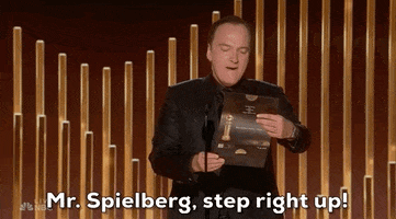 Quentin Tarantino Spielberg GIF by Golden Globes