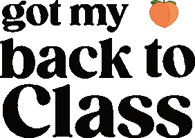 Dallas Tx Peach Sticker by Class Studios