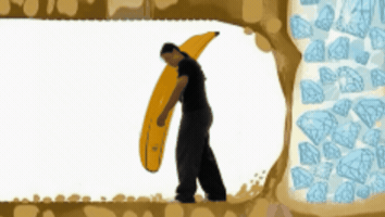 No Turning Back Banana GIF