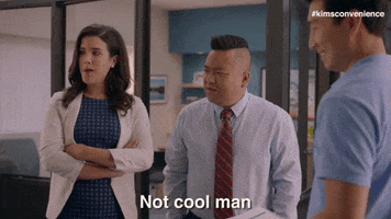 Not Cool Stop GIF by Kim's Convenience