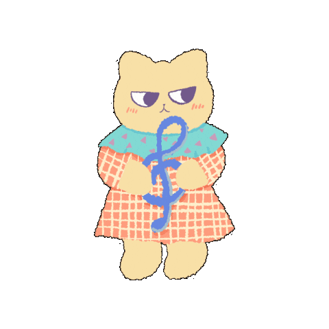 Cat Note Sticker
