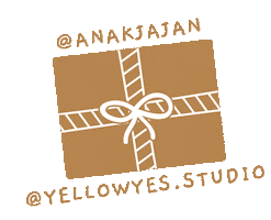 Gift Box Sticker by ANAKJAJAN