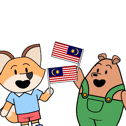 Malaysia Flag Celebration GIF