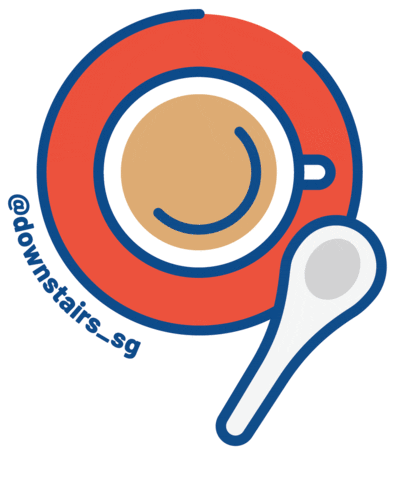 downstairs_sg Sticker