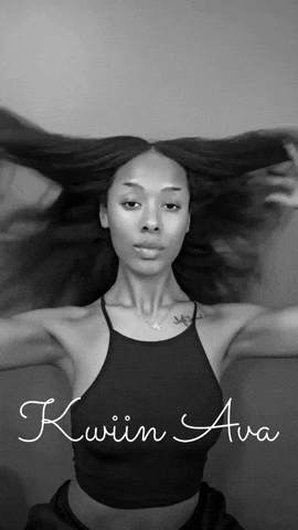 Long Hair Afro GIF by Kwiin Ava