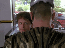 Floating Michael J Fox GIF by Back to the Future Trilogy
