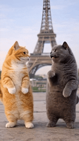 Dancing Cats GIF