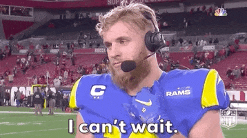 I Cant Wait Los Angeles Rams GIF by NFL