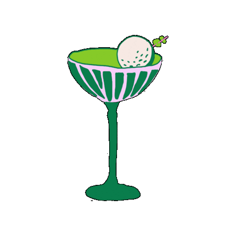 Golf Martini Sticker by Anthem Marketing Group