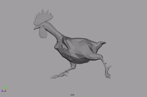 pu run chicken cycle GIF